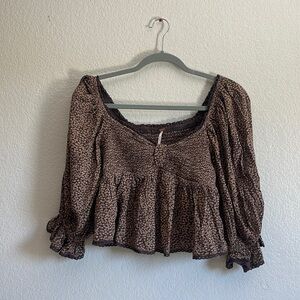Free People Brittnee Printed Top